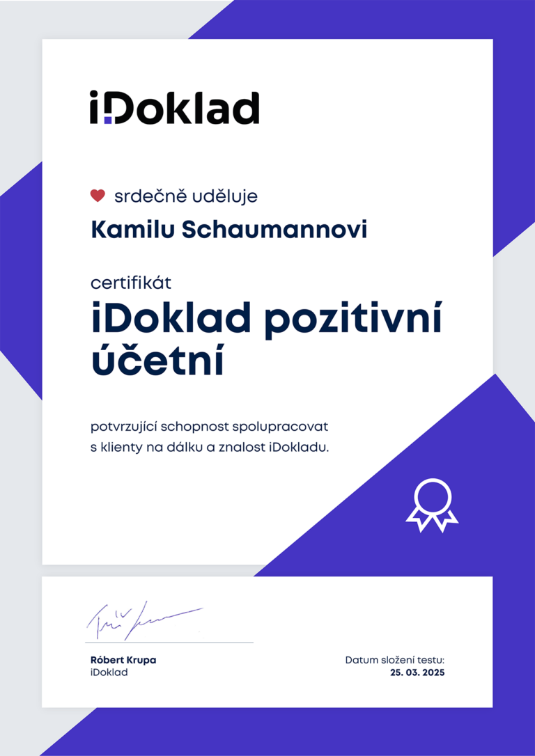Certifikt iDoklad